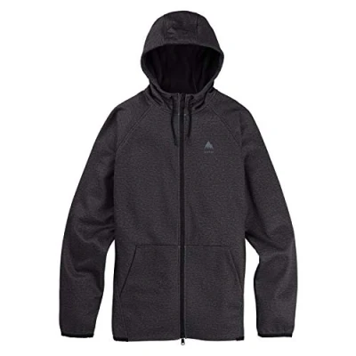 Abbildung von Burton Herren Crown Weatherproof Hoodie, True Black Heather, S