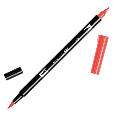 Abbildung von Tombow brush pen ABT dual Carmine