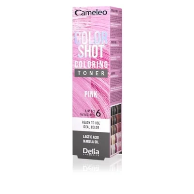 Abbildung von Cameleo Color Shot Haarwasser Rosa, 60 ml