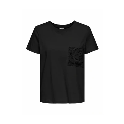 Abbildung von JDY Kurzarmshirt &quot;JDYSELMA S/S CROCHET POCKET TOP JRS NOOS&quot;