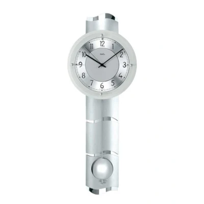 Abbildung von AMS Funk Pendelwanduhr F5215 (mit diamantgedrehtem Aluminiumzifferblatt)