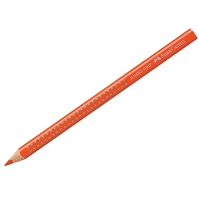 Abbildung von FABER CASTELL 110915 Buntstift Jumbo Grip, kadmiumorange dunkel