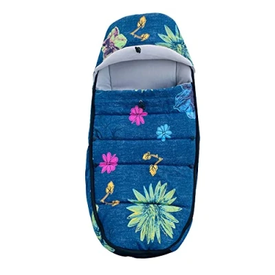 Abbildung von Brogtorl Universal Kinderwagen Fußsack, Zubehör Kompatibel mit Babyzen YOYO Maschine Waschbar (Blumen)