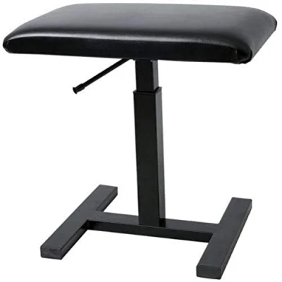 Abbildung von GEWA Pianobank Deluxe Auto Lift (Metallgestell, 40 140 kg, Sitzfläche von 52x33 cm, Gasdruckfeder, Höhe 42 bis 56 cm), Schwarz hochglanz