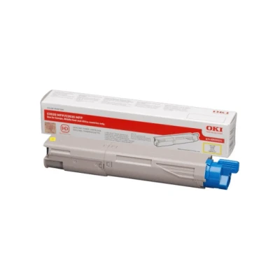 Abbildung von Oki 43459369 gelb toner 2500 seiten original
