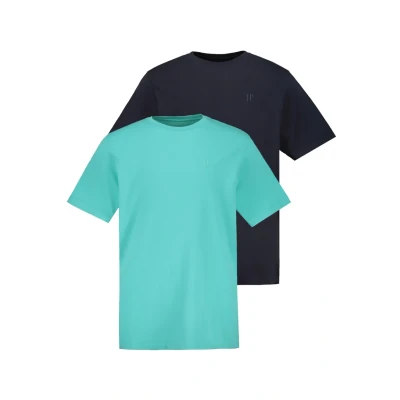 Abbildung von JP 1880 Herren T shirts, 2er pack, Olive Green, 3XL EU