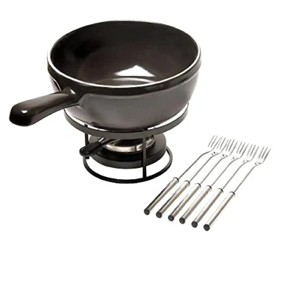 Abbildung von Emile Henry Fondue Set Fusain