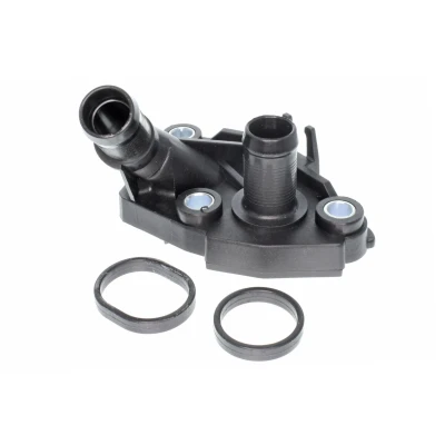 Abbildung von ACKOJA A38 0367 Flansch Kunststoff mit Dichtung RENAULT: SCENIC 2, CLIO 3, DACIA: Logan I MCV, SANDERO Duster SUV, NISSAN: MICRA 3