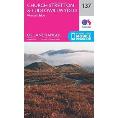 Abbildung von Ludlow &amp; Church Stretton, Wenlock Edge (OS Landranger Map, Band 137)