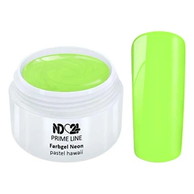 Abbildung von Prime Line Uv Farbgel Neon Pastel Color Gel Grün Studio Qualität Made in Germany 5ml