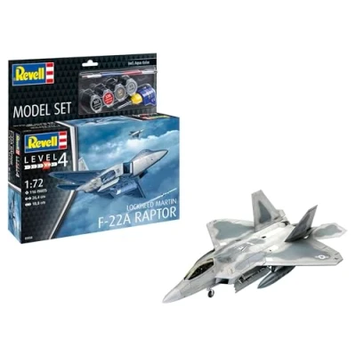 Abbildung von Lockheed Martin F 22A Raptor Flugzeug EDUKAMP
