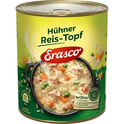 Abbildung von Erasco Hühner Reis Topf mit Hühnerbrühe 800G