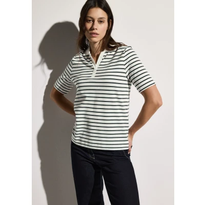 Abbildung von Cecil Poloshirt, Damen, Größe: XXL, Weiß