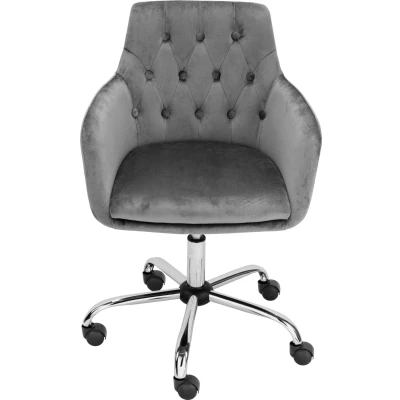 Abbildung von INOSIGN Bürostuhl &quot;Perry1&quot;, Samtstoff, eleganter Samtstuhl, gepolstert