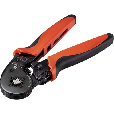 Abbildung von Toolcraft Crimpzange I Crimpen Presszange Quetschbereich 0,25 10 mm² Carbonstahl Elektronikzubehör