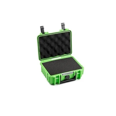 Abbildung von B&amp;W Transportkoffer Outdoor Typ 500 Grün mit Würfelschaum wasserdicht nach IP67 Zertifizierung, staubdicht, bruchsicher und unverwüstlich
