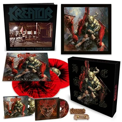 Abbildung von Hate Über Alles (Ltd. BOX/ 2LP Splatter Red Black/CD+Live CD/Photobook) [Vinyl LP]