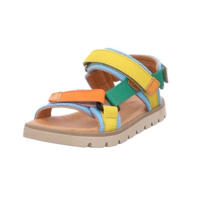 Abbildung von Froddo KE Flash Riemensandalette für Kinder, Größe: 32, Blue/yellow Schuhe