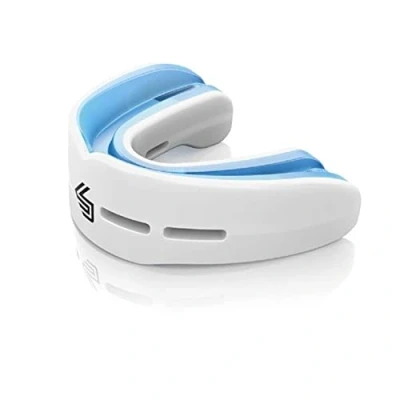 Abbildung von Shock Doctor Mundschutz Senior Nano Double Fight White 6720, weiß, one size