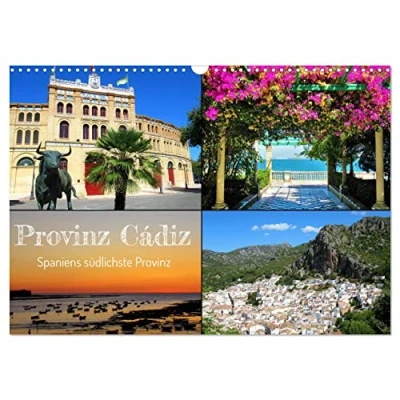 Abbildung von Provinz Cádiz Spaniens südlichste (Wandkalender 2025 DIN A3 quer), CALVENDO Monatskalender