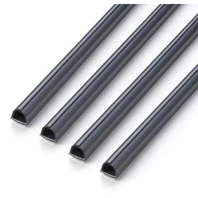 Abbildung von Inofix Cablefix Kabelkanal selbstklebend Set 4 x1m silbergrau