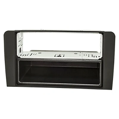 Abbildung von tomzz Audio 2403 054 Radioblende Metallschacht kompatibel mit Audi A3 8P 8PA Symphony Chorus schwarz