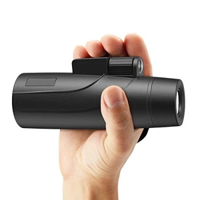 Abbildung von Antik 2000 Fernglas Wasserdicht 12x Vergrößerung für Handy Monokular 12x50 mit Telefonhalterung zur Vogelbeobachtung Stativ