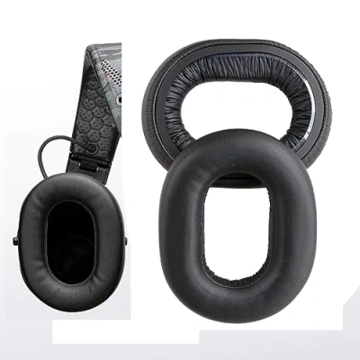 Abbildung von V MOTA Ohrpolster kompatibel mit Plantronics Backbeat Fit 6100 Kopfhörer, Ersatz Ohrpolster, Reparaturteile (1 Paar) (schwarz)