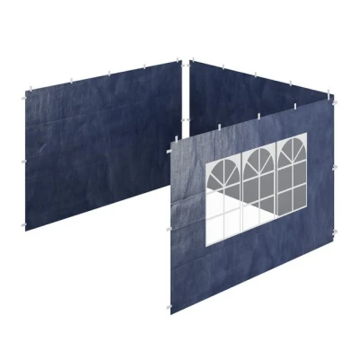 Abbildung von relaxdays Pavillonseitenteil Pavillon Seitenteile 3er Set, 300x200 cm, Blau