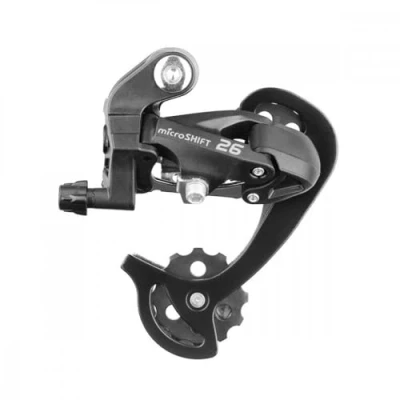 Abbildung von MTB Schaltwerk kurzer Käfig 1/2x7/8 speed black
