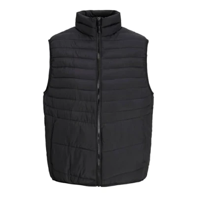 Abbildung von Jack &amp; Jones Anzugweste, Herren, Größe: 4XL, Black