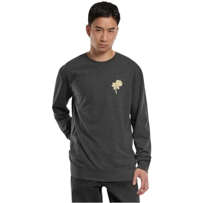 Abbildung von Mister Tee Wasted Youth Crewneck Sweatshirt, Herren, Größe: Large, Charcoal