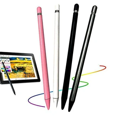 Abbildung von Touchscreen Stylus Stift kompatibel für iPhone iPad Samsung Phone Tablet, schlanker universeller kapazitiver zum Schreiben von Zeichnungen (Rosa)