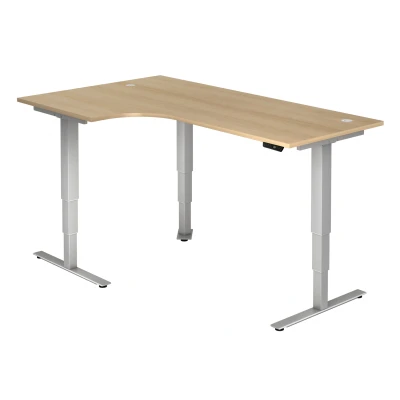 Abbildung von Hammerbacher Winkelschreibtisch XDSM82 Eiche