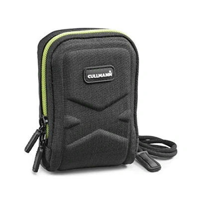 Abbildung von Cullmann 91570 Oslo Compact 200 Kameratasche für Kompaktkameras (Innenmaße 70x100x30mm), schwarz/Lemon