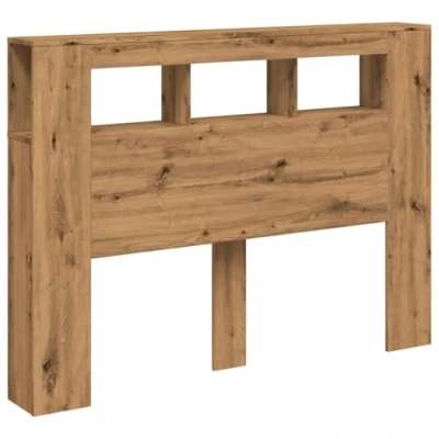 Abbildung von vidaXL LED Kopfteil Artisan Eiche 140x18,5x103,5 cm Holzwerkstoff