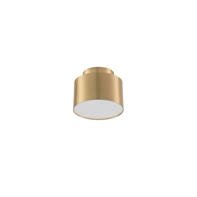 Abbildung von Lindby LED Strahler Nivoria, 11 x 8,8 cm, goldfarben, Alu
