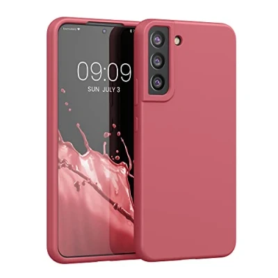 Abbildung von kwmobile Hülle kompatibel mit Samsung Galaxy S22 Plus Silikon Handy Case Handyhülle weiche Oberfläche kabelloses Laden Sweet Candy