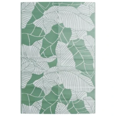 Abbildung von vidaXL Outdoor Teppich, Gartenteppich Beidseitig, Balkonteppich Terrassenteppich UV beständig, Läufer Teppich für Balkon Terrasse, Grün 120x180cm PP