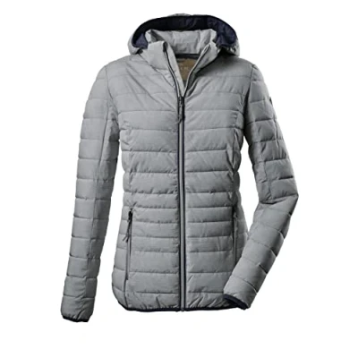 Abbildung von G.I.G.A. DX Damen Casual Funktionsjacke in Daunenoptik mit abzippbarer Kapuze Uyaka Stripe, dunkelnavy, 50, 34313 000