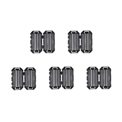 Abbildung von HUAREW 7 mm Ferritkerne,Ferrit Ringkern,Ferritfilter,Ferrit Entstörfilter,Ferrit Ringkern Cable Clip,Klappferrit Aufsteckbarer für Kabel RFI,EMI, Ferritring Ferritkerne,Schwarz(5 Stück)