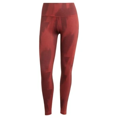 Abbildung von adidas Performance ALL ME Graphic Tights, Damen, Größe: Large, Preloved ruby aurora