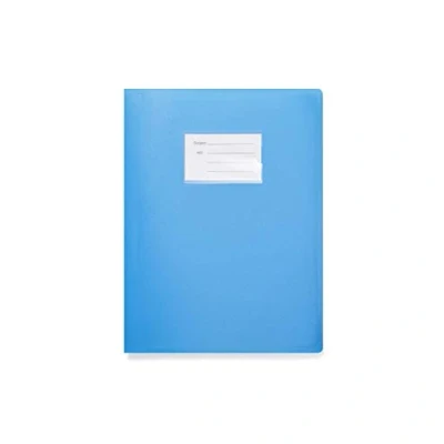 Abbildung von Arpan A4 Sichtbuch Ordner flexiblen Abdeckung Portfolio 104 Taschen 208 / Seiten Blau