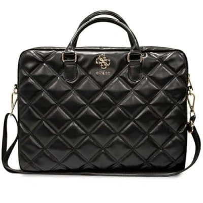 Abbildung von Tasche Guess PU genarbt 4G Metall Logo Computertasche 15/16 Schwarz
