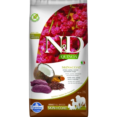 Abbildung von N&amp;D Quinoa Hundefutter Skin &amp; Coat medium/maxi Hirsch 7 kg