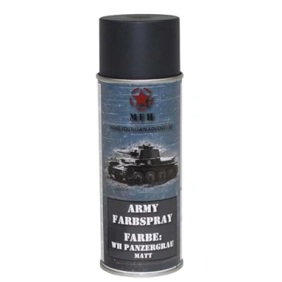Abbildung von MFH Farbspray Lackspray Army, matt, 400 ml (WH Panzergrau)