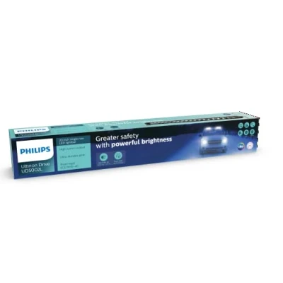 Abbildung von Philips Ultinon Drive 5002L LED Zusatzscheinwerfer für Fernlichtfunktion, 20&#039;&#039; Single Row Lightbar, 12V/24V, 2.900 Lumen, bis zu +427 m Lichtstrahllänge, Straßenzulassung