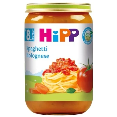 Abbildung von HiPP Spaghetti Bolognese, 6er Pack (6 x 220 g)