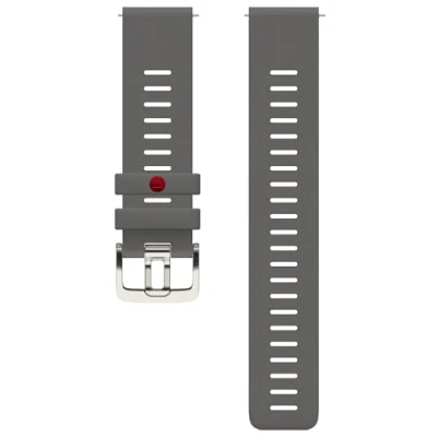 Abbildung von POLAR Unisex Erwachsene FKM Fusion Armband 22mm, Grau, M/L
