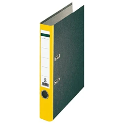 Abbildung von Centra 221120 Standard Ordner (grauappe RC, mit Wolkenmarmor Papier Kaschierung, A4, 5,2 cm Rückenbreite) gelb